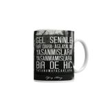 Baskı Dükkanı KB7314 Oğuz Atay Söz Porselen Kupa Bardak