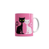 Baskı Dükkanı KB7469 Cats Sevgili Kediler Porselen Kupa Bardak