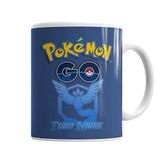 Baskı Dükkanı KB7489 Pokemon Go Team Mystic Porselen Kupa Bardak