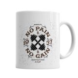 Baskı Dükkanı KB811 No Pain No Gain Porselen Kupa Bardak