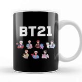 Baskı Dükkanı KB8373 Bts Bt21 01 Porselen Kupa Bardak