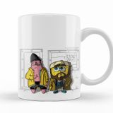 Baskı Dükkanı KB9475 Jay And Silent Bob Pat And Silent Bob Squarepants Porselen Kupa Bardak