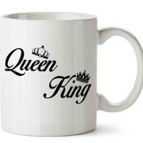 Baskı Dükkanı KB9500 King Queen Porselen Kupa Bardak