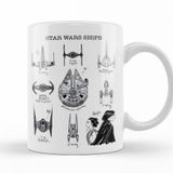 Baskı Dükkanı KB9807 Star Wars Prepare My Ships Porselen Kupa Bardak