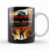 Baskı Dükkanı KB9996 Attack On Titan Attack On Dominus Porselen Kupa Bardak