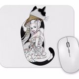 Baskı Dükkanı Kedi Geisha Cat Mouse Pad