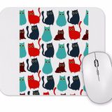 Baskı Dükkanı Kediler Cat Pattern Mouse Pad