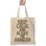 Baskı Dükkanı Keep Calm And Blame The Jungler 01 Bez Çanta