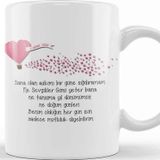 Baskı Dükkanı Kız Çocuğuna Hediye 8 Sekiz Yaş Hediyesi Kupa