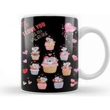 Baskı Dükkanı Koala Bears I Love You Valentine Valentines Day Aşk Kupa