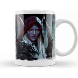 Baskı Dükkanı Ksylvanas Windrunner World Of Warcraft Wow Upa Bardak Porselen - 1 Adet - 330 ml - Beyaz