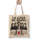 Baskı Dükkanı La Casa De Papel 16 Bez Çanta
