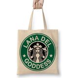 Baskı Dükkanı Lana Del Rey Goddess Branca 02 Bez Çanta