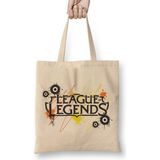 Baskı Dükkanı League Of Legends Lol Bez Kadın Günlük Çanta