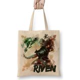 Baskı Dükkanı League Of Legends Riven Bez Kadın Günlük Çanta