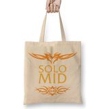 Baskı Dükkanı League Of Legends Solo Mid Bez Kadın Günlük Çanta