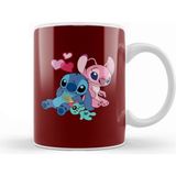 Baskı Dükkanı Lilo And Stitch Stitch & Angel Kupa