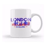 Baskı Dükkanı London Is Calling Skyline Uk Vacation Kupa
