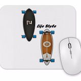 Baskı Dükkanı Longboard Lifestyle Mouse Pad