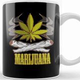 Baskı Dükkanı Marijuana 03 Kupa