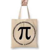 Baskı Dükkanı Matematik Daire Pi Sayısı Bez Çanta