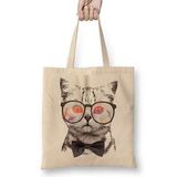 Baskı Dükkanı Miau Cat Kedi Bez Çanta
