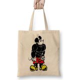 Baskı Dükkanı Mickey Fitness Bez Çanta