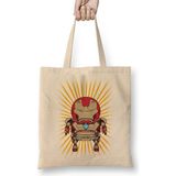 Baskı Dükkanı Mini Iron Man Bez Çanta