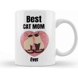 Baskı Dükkanı Mothers Day Best Dog Mom Ever Gift Kupa