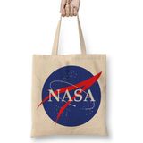 Baskı Dükkanı Nasa Logosu Bez Çanta