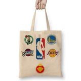 Baskı Dükkanı Nba Da King Basketboll Boston Golden Cavalıers Lakers Bez Çanta