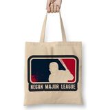 Baskı Dükkanı Negan Major League Bez Çanta