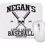 Baskı Dükkanı Negans Little League Baseball Walking Dead Mouse Pad