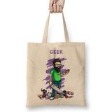 Baskı Dükkanı Nerd Geek Gamer Bez Çanta