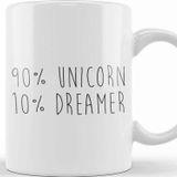 Baskı Dükkanı Ninety Per Cent Unicorn Kupa