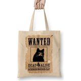 Baskı Dükkanı O Gato De Schrödinger Cat Kedi Bez Çanta