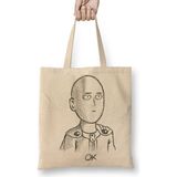 Baskı Dükkanı One Punch Man Ok Bez Çanta