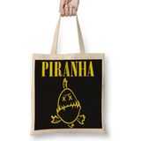 Baskı Dükkanı Piranha Pirana Pıranha Bez Çanta