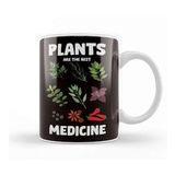 Baskı Dükkanı Plants the Best Medicine Planting Gardening Garden Botanical Kupa