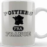 Baskı Dükkanı Poitiers France Property Of Country Porselen Beyaz Kupa Bardak