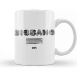 Baskı Dükkanı Porselen Beyaz Bigbang Made Typography Kupa Bardak