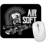 Baskı Dükkanı Punk Skull Mouse Pad
