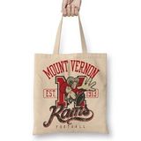 Baskı Dükkanı Rams Mount Vernon Bez Uzun Saplı Krem Rengi Çanta