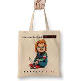 Baskı Dükkanı Ready To Play Kids Chucky Bez Uzun Saplı Krem Rengi Çanta