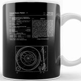Baskı Dükkanı Record Player Patent Blueprint Sostero Kupa