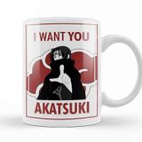 Baskı Dükkanı Recruta Akatsuki Naruto Sihirli Porselen Kupa