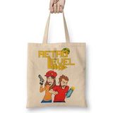 Baskı Dükkanı Retro Level Bez Çanta