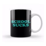Baskı Dükkanı Retro School Sucks Kupa