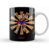 Baskı Dükkanı Sagat Retro Japanese Street Fighter Kupa