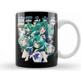 Baskı Dükkanı Sailor Moon Neptune Porselen 330 ml Beyaz Kupa Bardak
